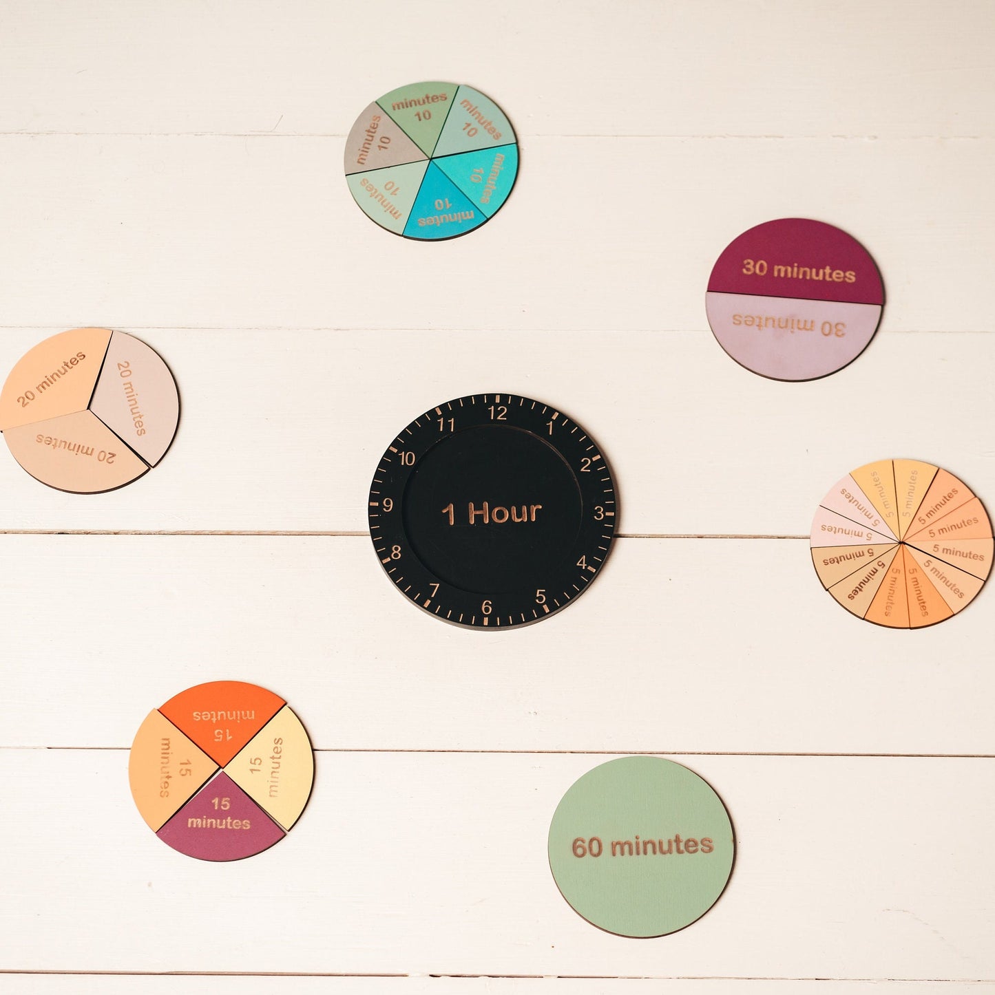 Montessori Wooden Clock Toy