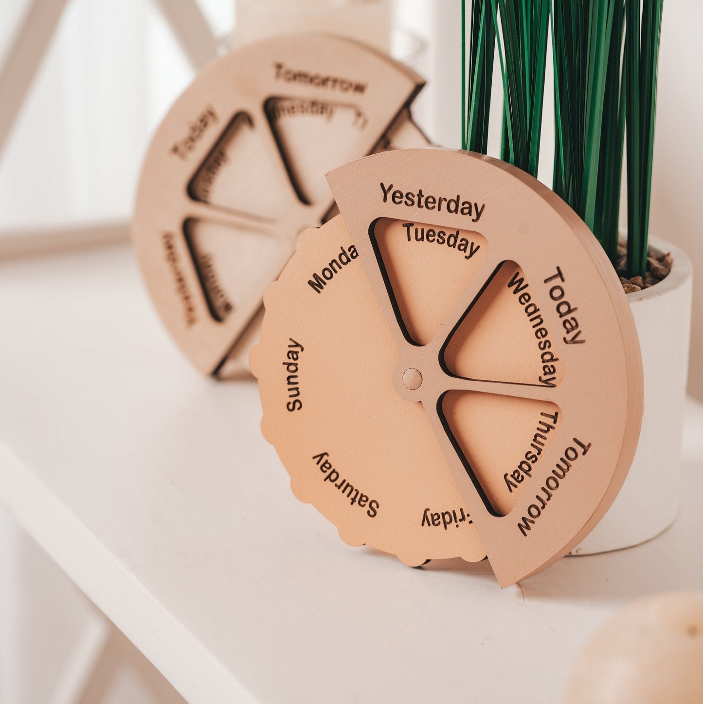 Wooden Calendar, Montessori Material, Montessori Gift, Kid calendar, Kids Gift,Educational Кid Toy, Perpetual Calendar