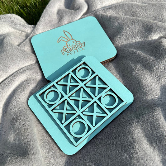 Tic Tac Toe game for kids, Wooden Tic Tac Toe, Tic Tac Toe table game, Tabletop Game Set, XOX game for kids, Coffee table game, Crossnought