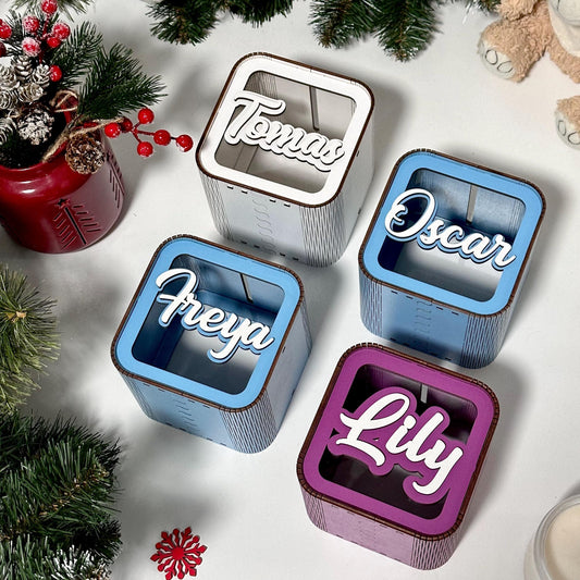 Name Piggy Bank, Christmas Gifts Ideas for Kids, Wooden Cash Box, Unique Money Box, Box for Banknotes, Birthday Gift Box, Personalized Gift