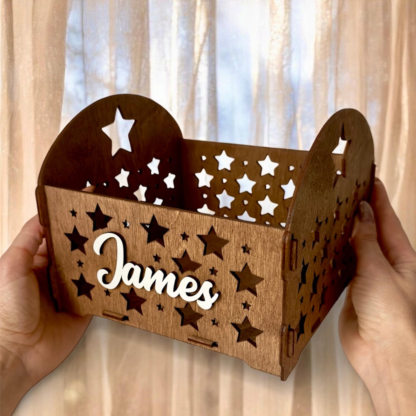 Personalized Memory Box – Custom Wooden Keepsake Storage Chest