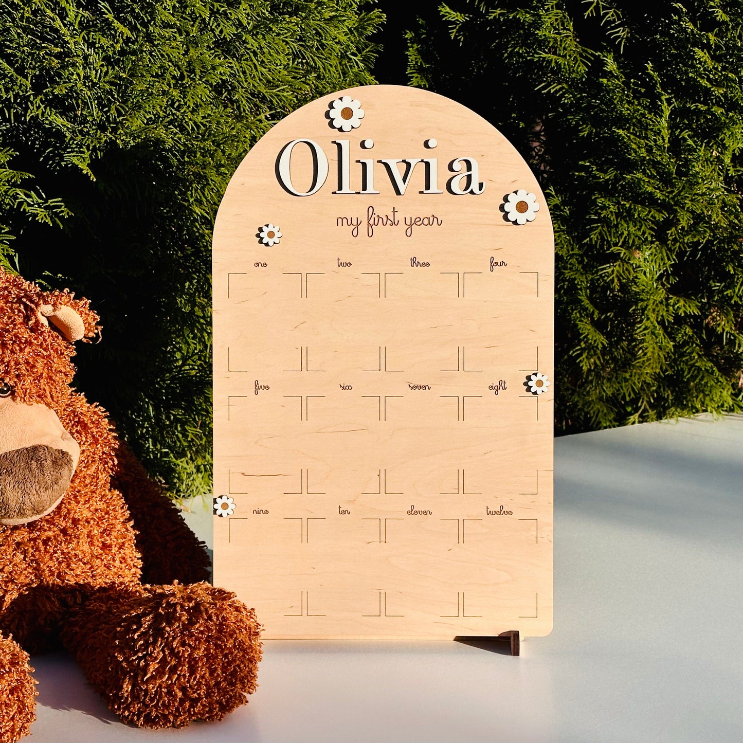 My First Year Photo Board, One Year Photo Board, 1st Birthday Board, Girl Decorations, First Birthday Boy, Party Decorations