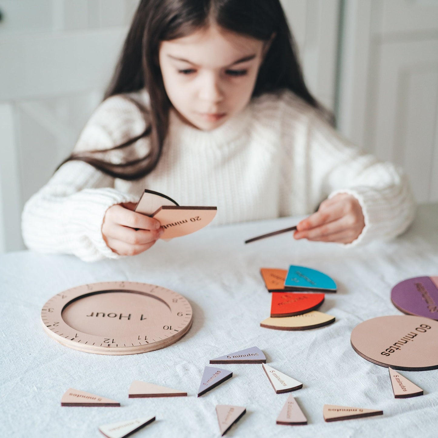 Educational Fraction Clock