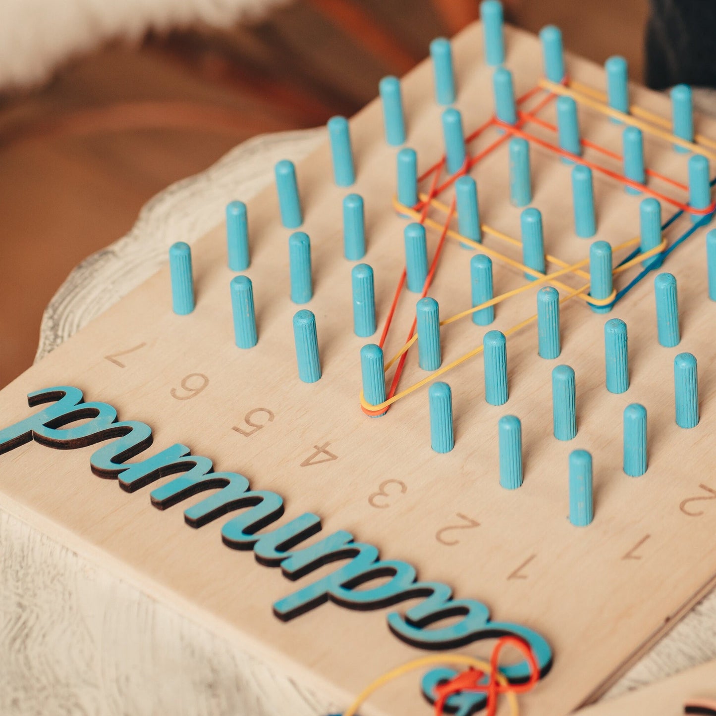 Personalized Wooden Geoboard