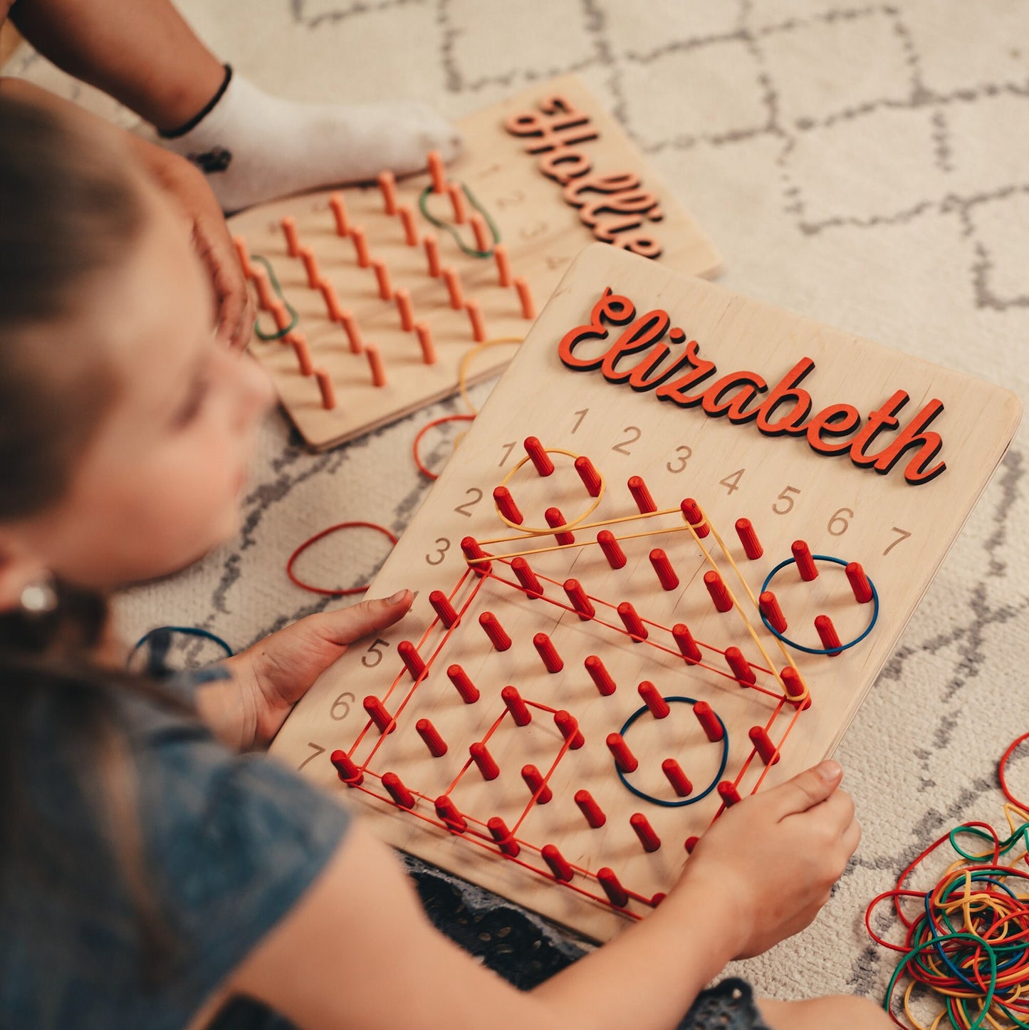 Personalized Wooden Geoboard