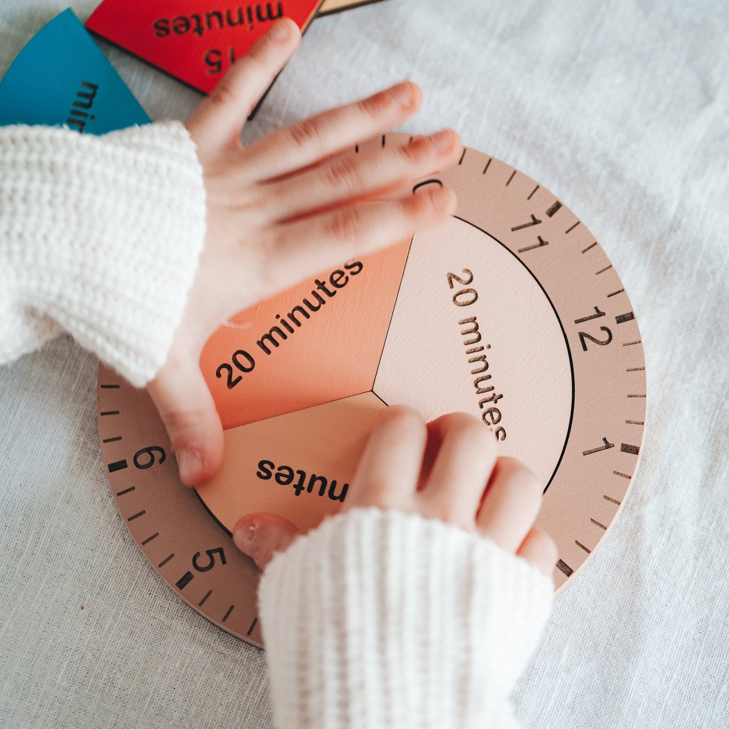 Montessori Wooden Clock Toy