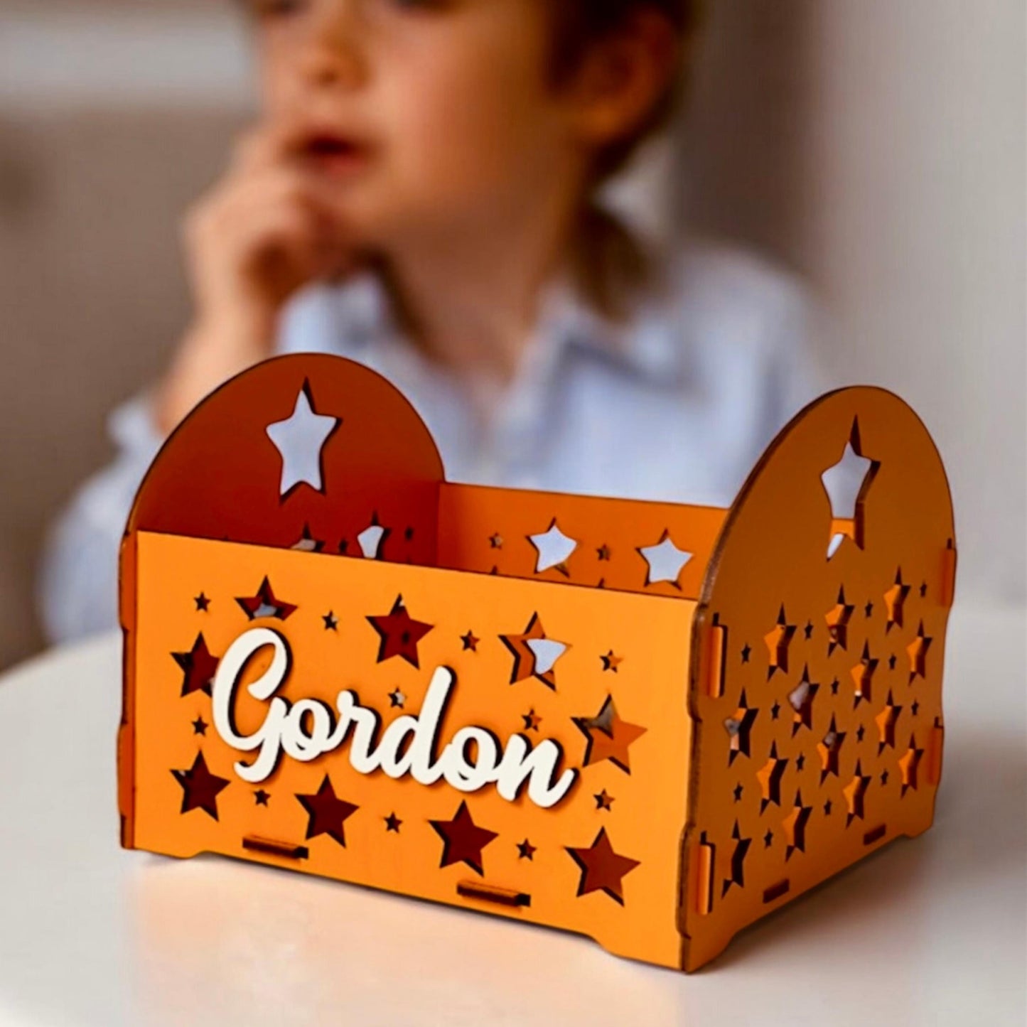 Personalized Wooden Storage Box – Custom Engraved Keepsake Chest Gift