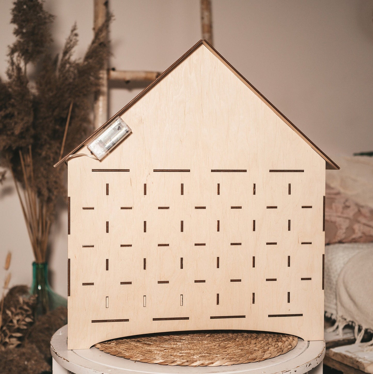 Wooden Christmas Advent Calendar For Kids