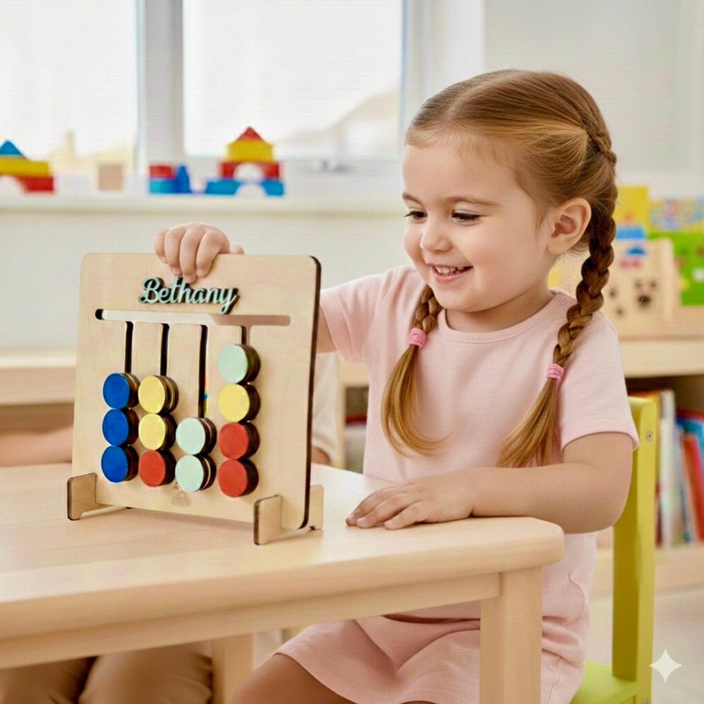 Personalized Wooden Busy Board