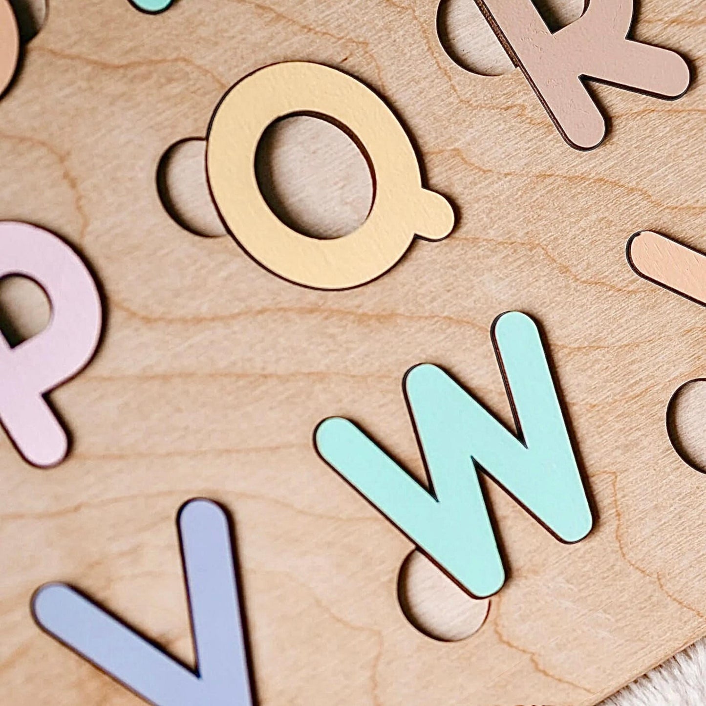 Wooden Alphabet Puzzle for Kids
