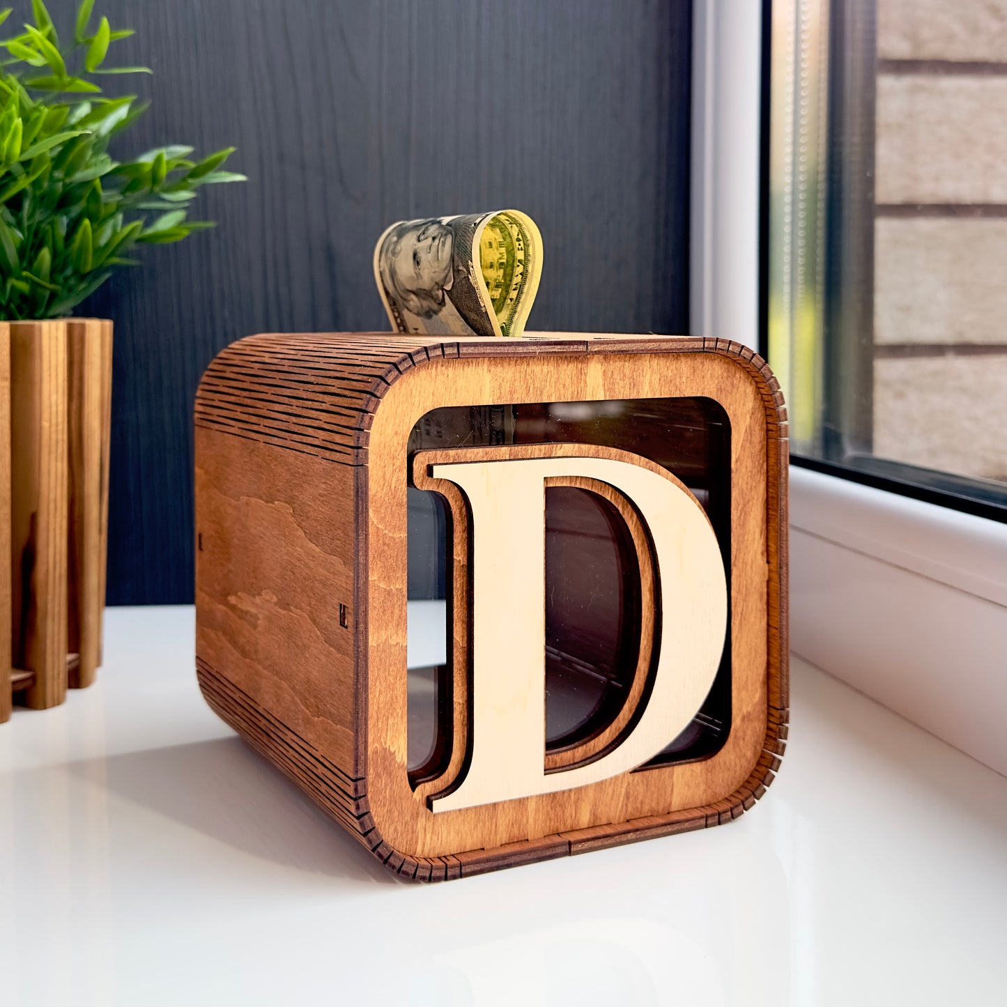 Custom Letter Piggy Bank