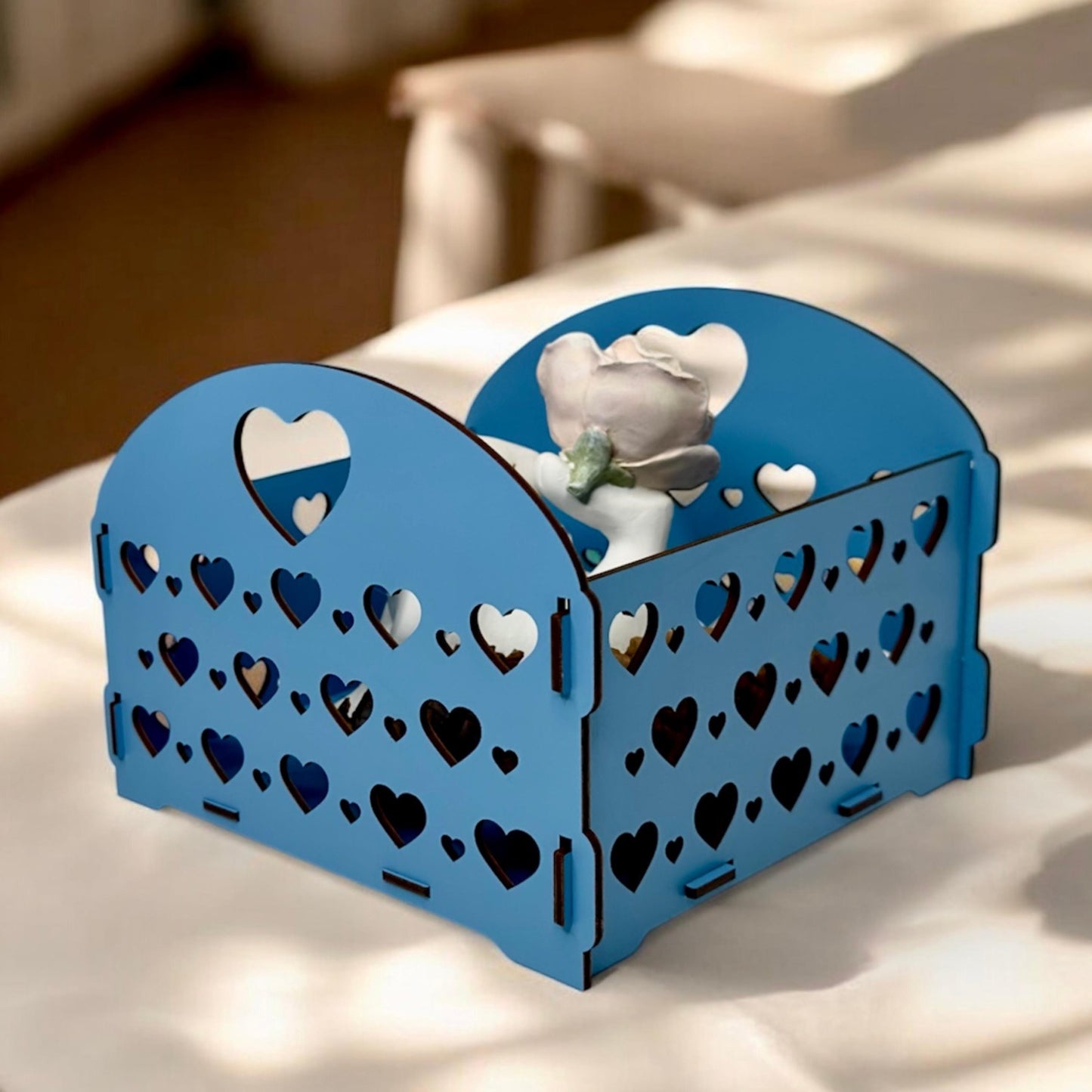 Custom Wooden Keepsake Box – Engraved Storage Chest with Name