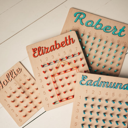Personalized Wooden Geoboard