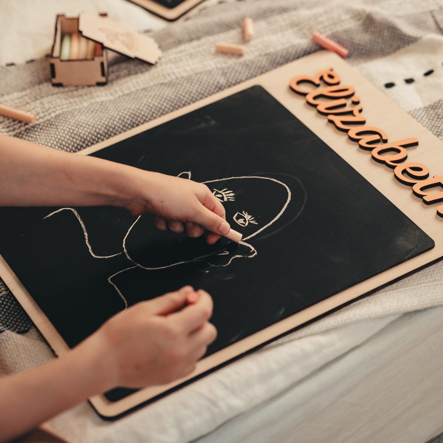 Personalized Wooden Drawing Board