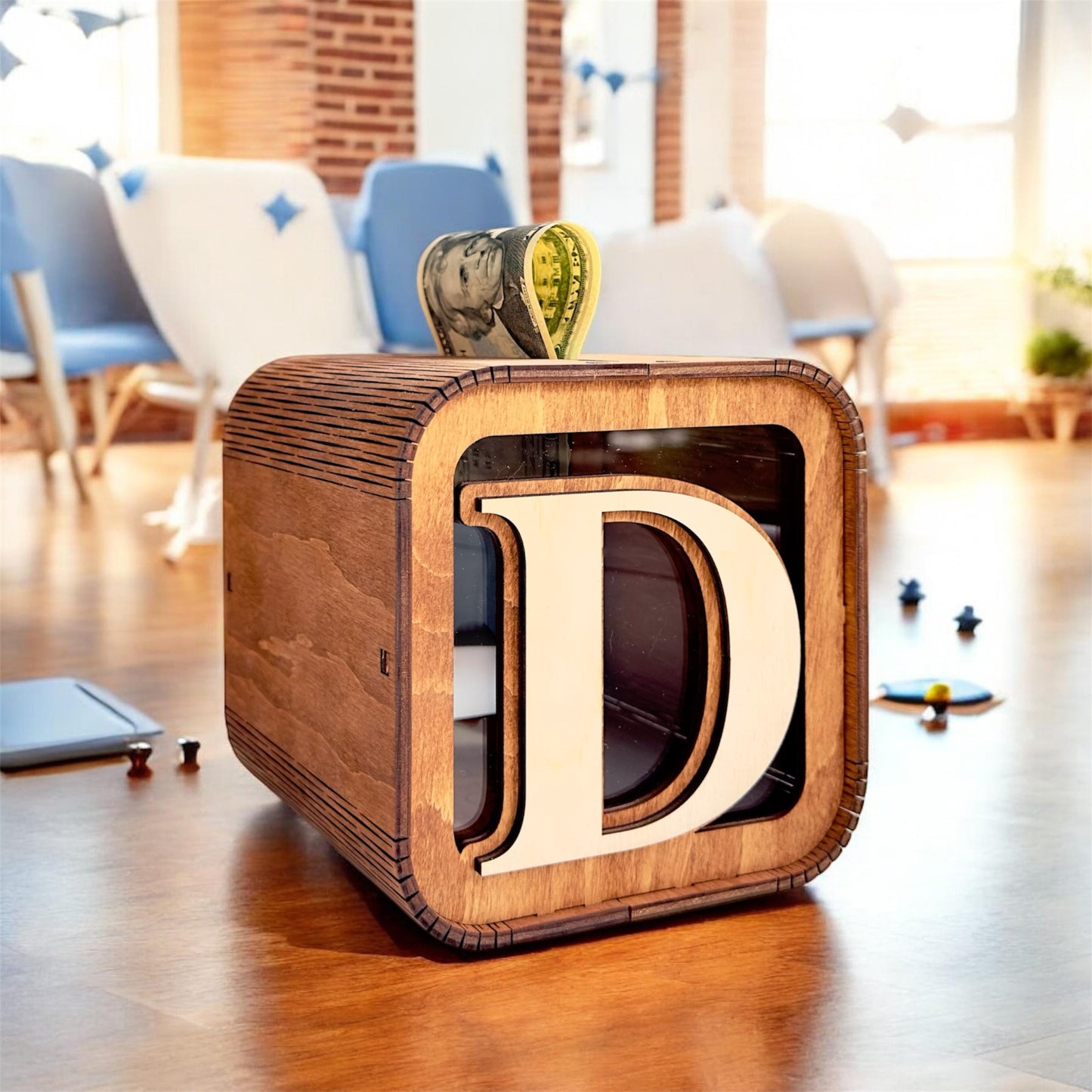Custom Letter Piggy Bank