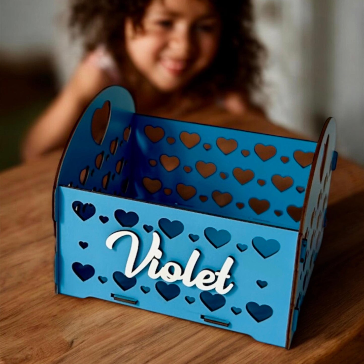 Handmade Wooden Storage Box – Custom Engraved Keepsake Chest