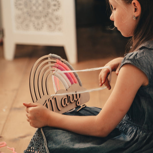 Montessori Rainbow Weaving Toy for Kids