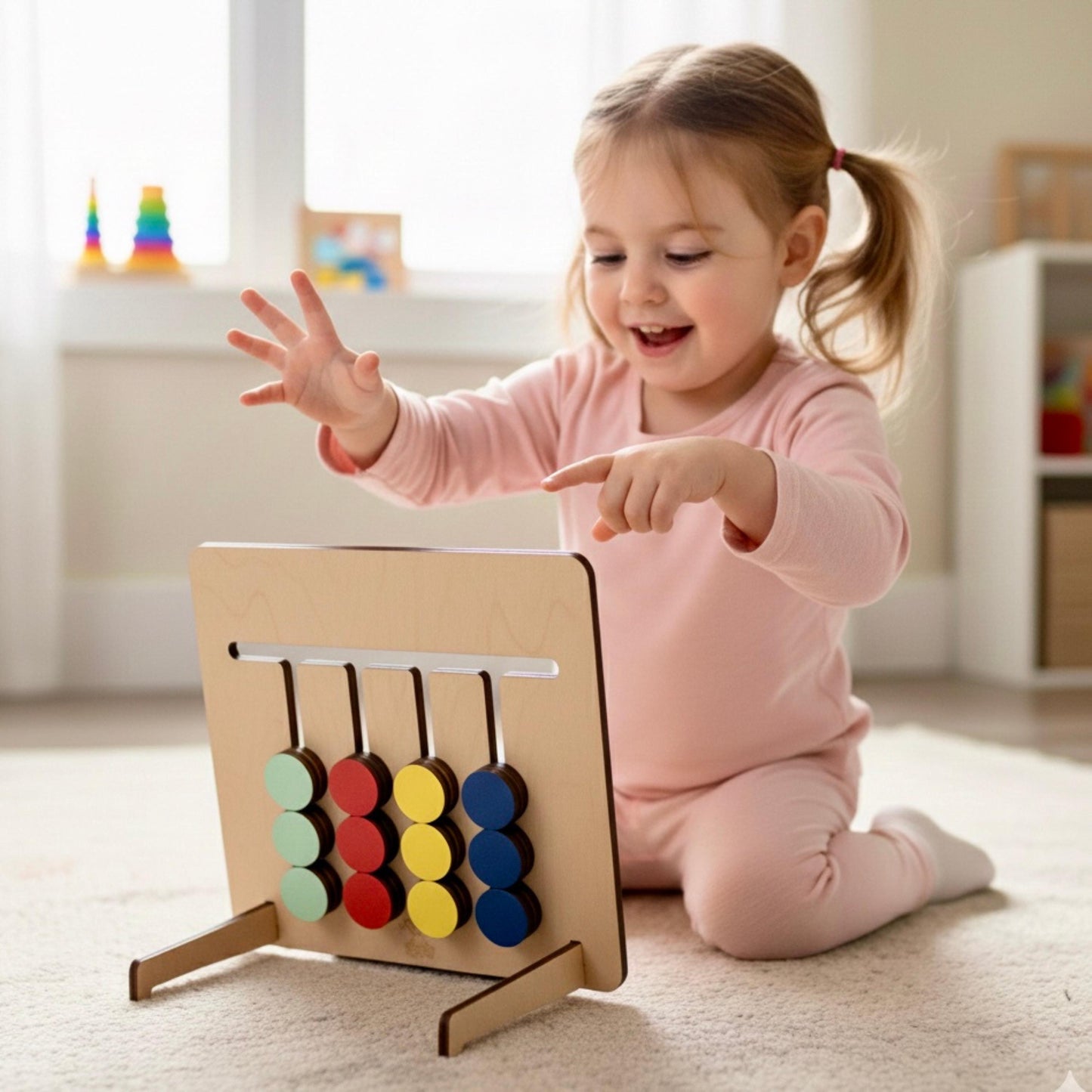 Personalized Wooden Busy Board
