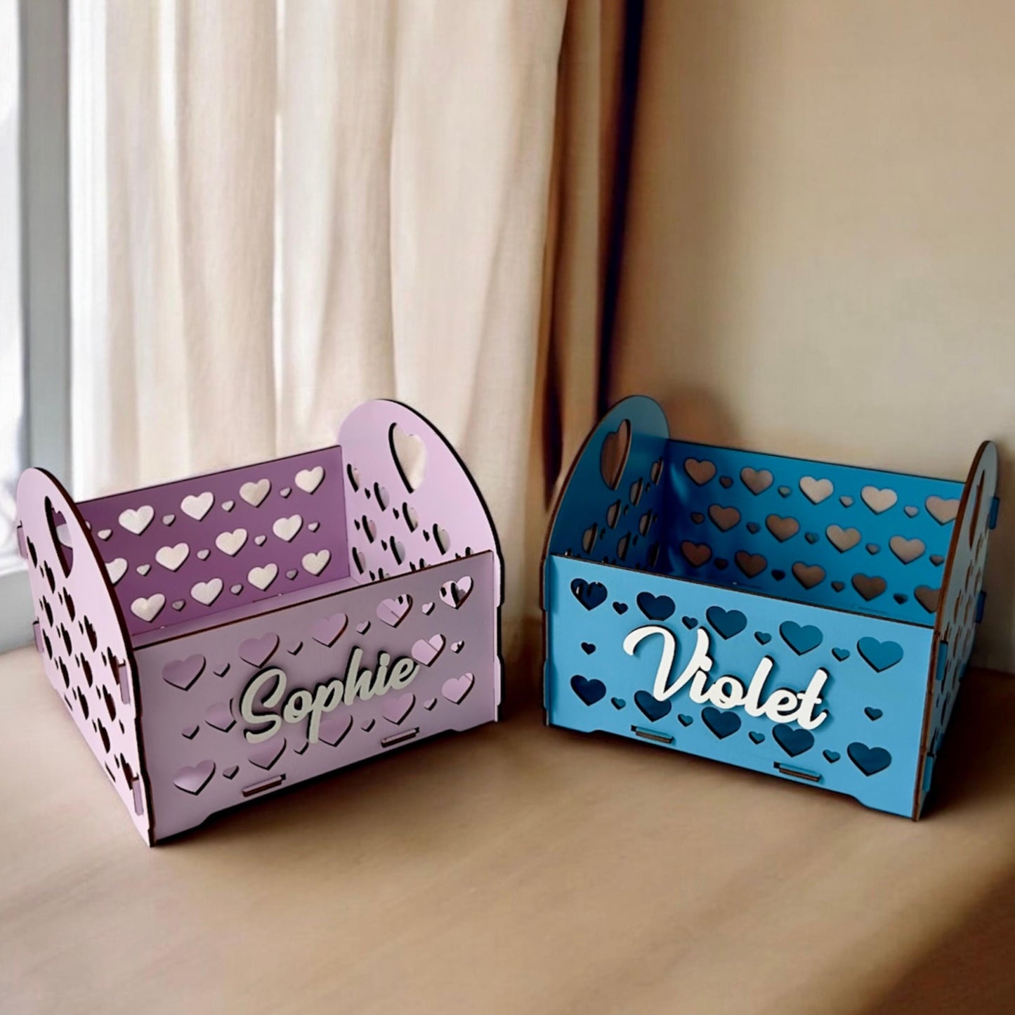 Custom Engraved Wooden Box – Personalized Storage Chest for Keepsakes