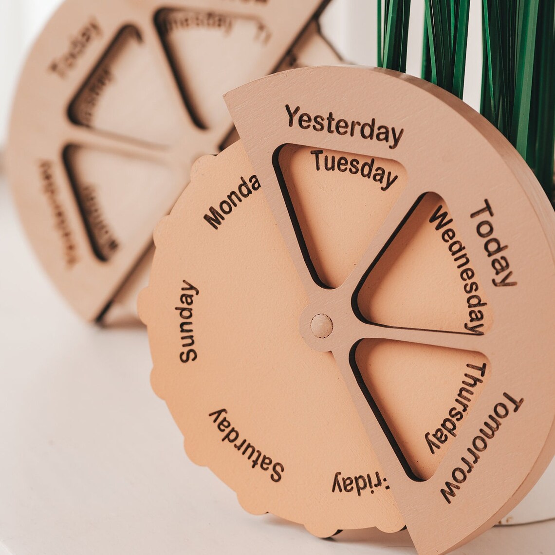 Educational toy Montessori Calendar, Wooden Kid Calendar, Girl Gift Toys For Kids, Sensory Toys Perpetual Calendar