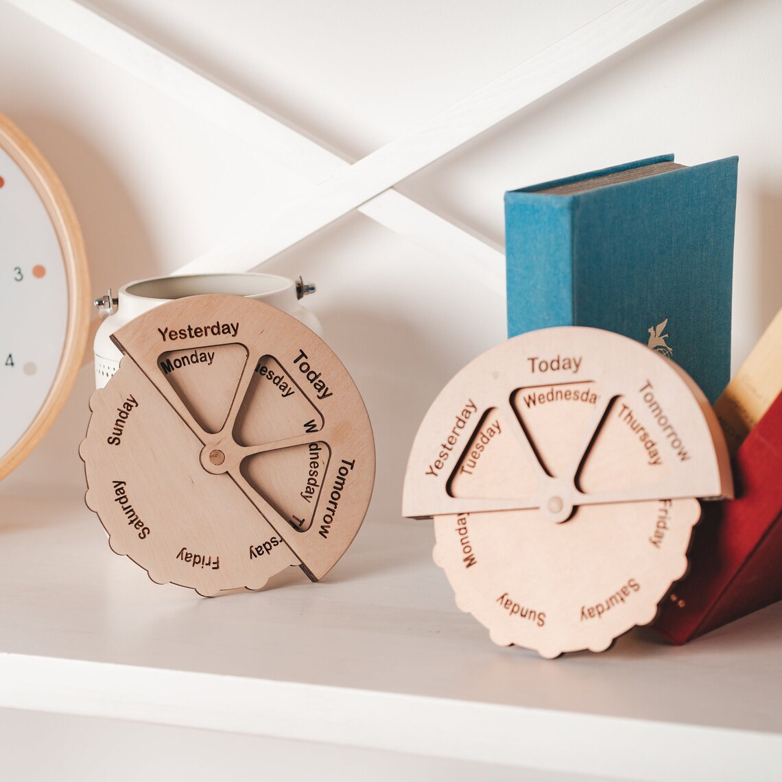 Montessori Calendar, Educational toy, Wooden calendar, Kid Calendar, Gift Toys For Kids, Sensory Toys, Perpetual Calendar