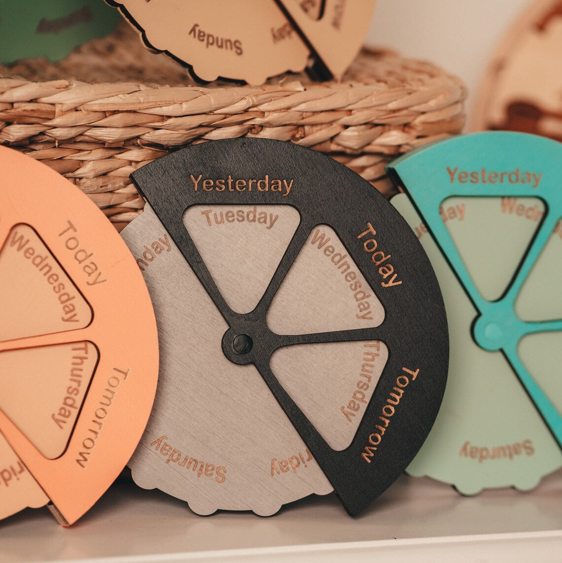 Montessori Calendar, Educational toy, Wooden calendar, Kid Calendar, Gift Toys For Kids, Sensory Toys, Perpetual Calendar