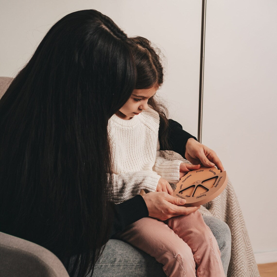 Montessori Calendar, Educational toy, Wooden calendar, Kid Calendar, Gift Toys For Kids, Sensory Toys, Perpetual Calendar