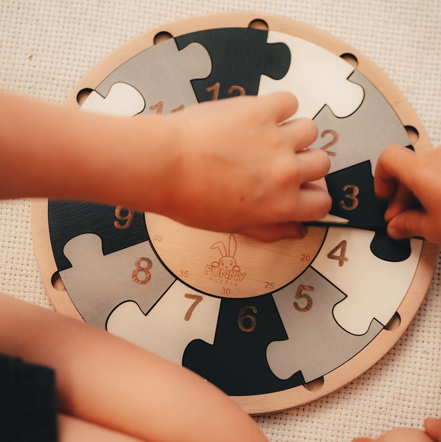 Wooden Learning Clock for Kids
