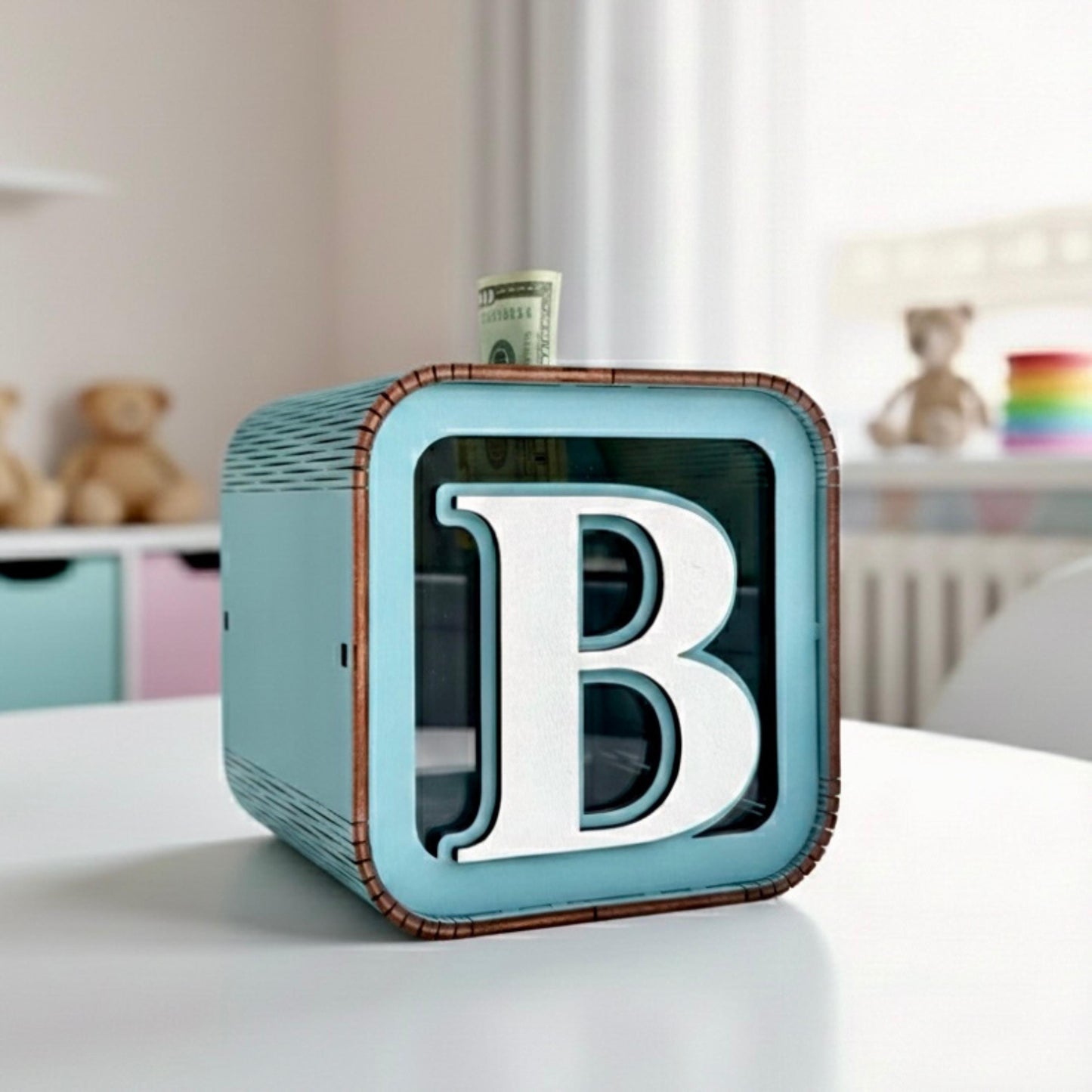 Custom Letter Piggy Bank