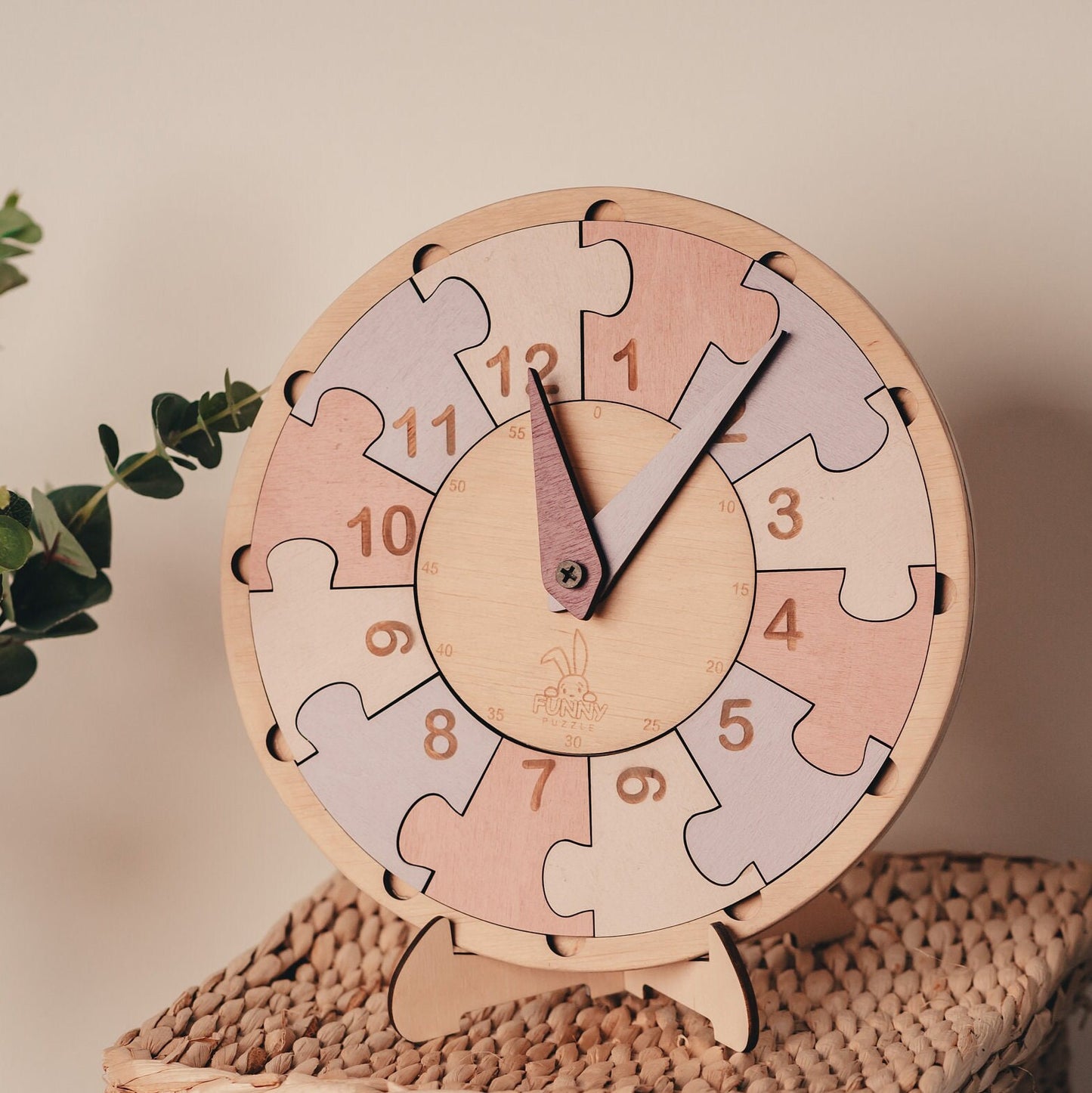 Wooden Learning Clock for Kids
