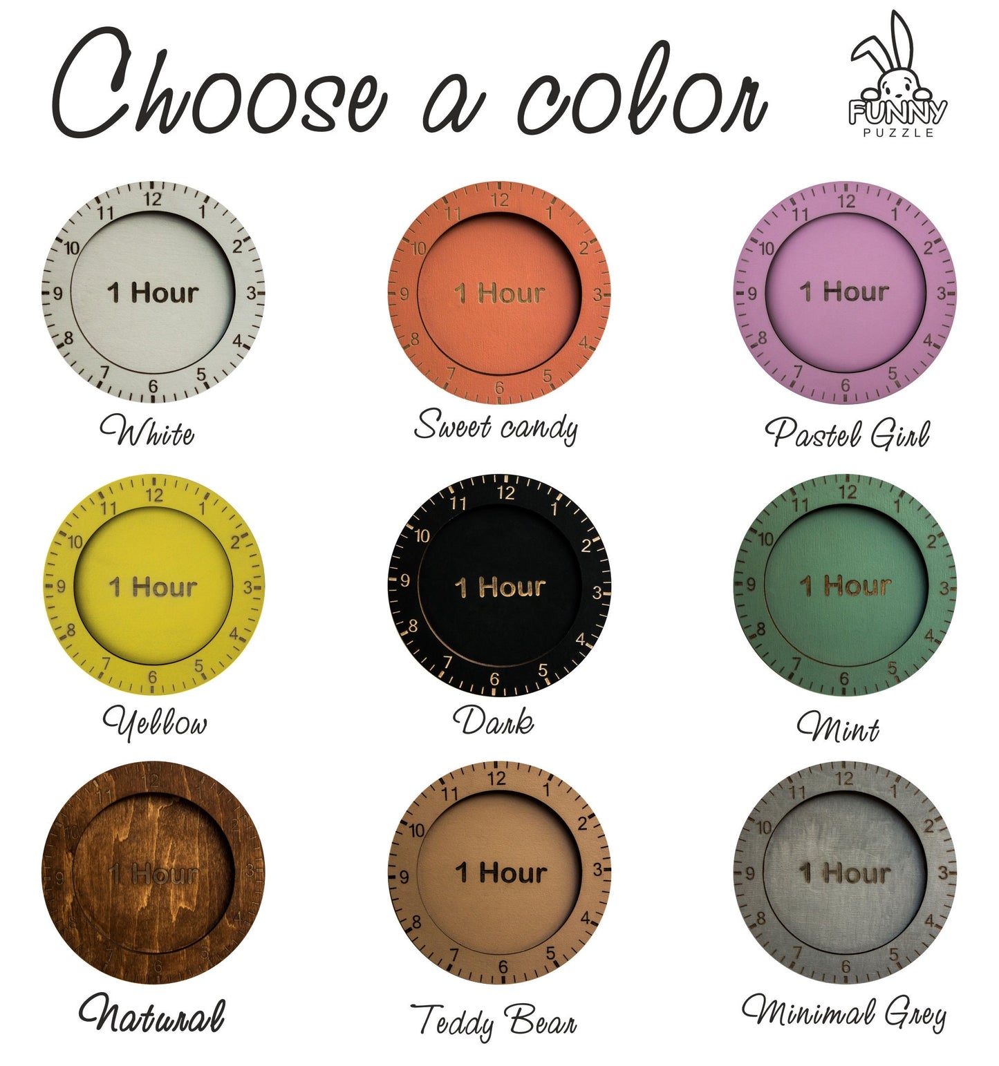 Montessori Time Teaching Toy