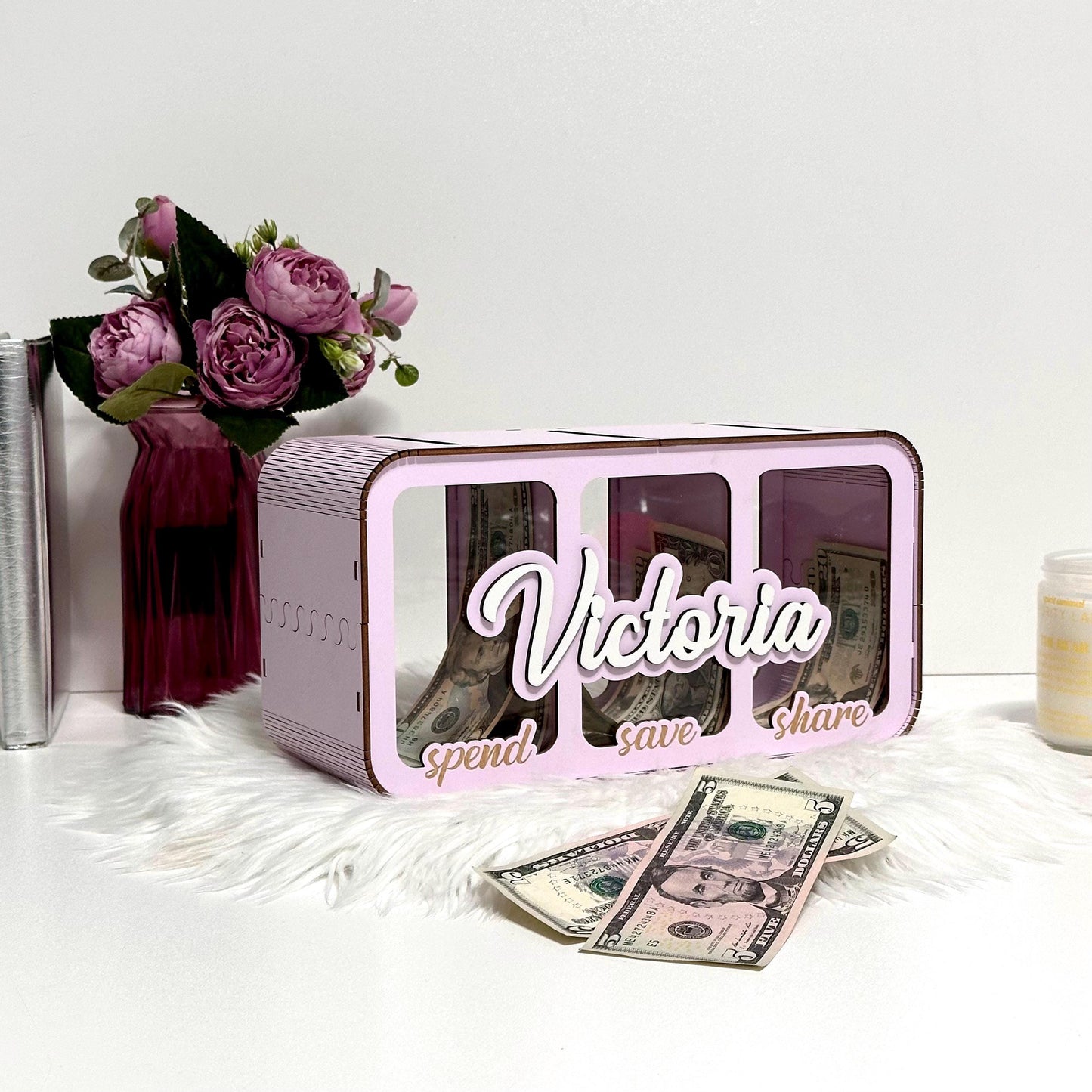 Custom Money Organizer Piggy