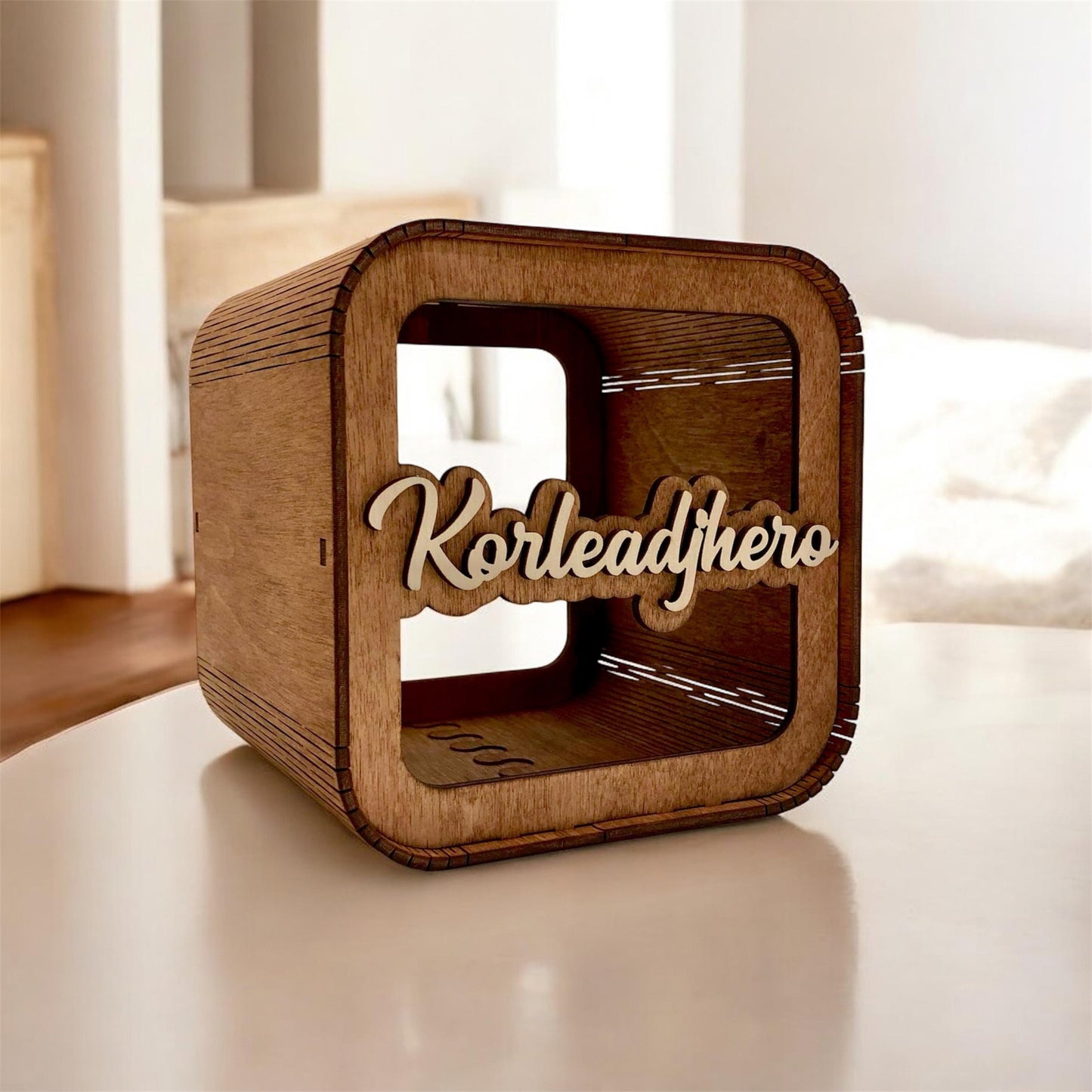 Baby Piggy Bank Personalized, Wooden Money Box Gift