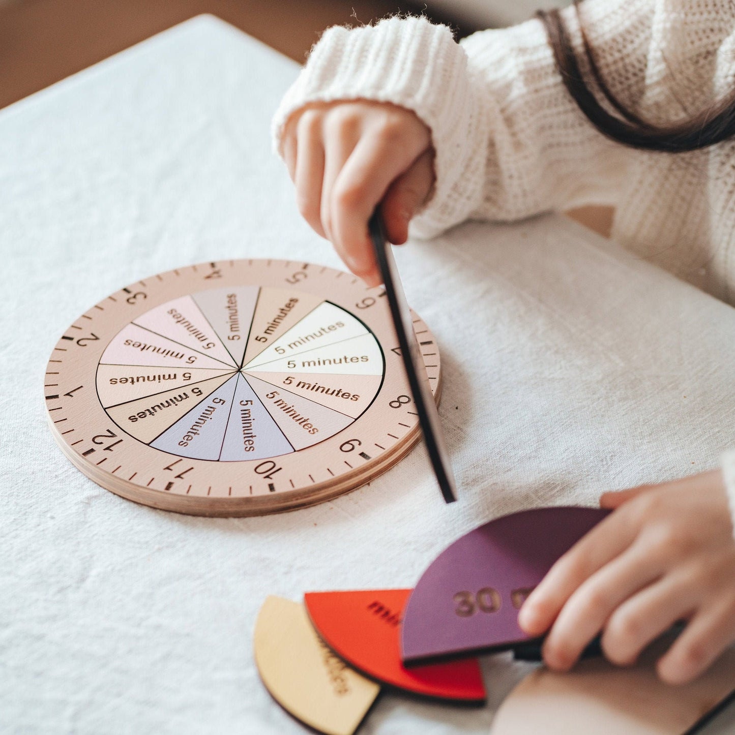 Educational Fraction Clock