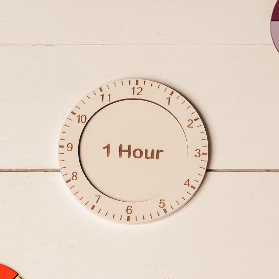 Montessori Wooden Clock Toy