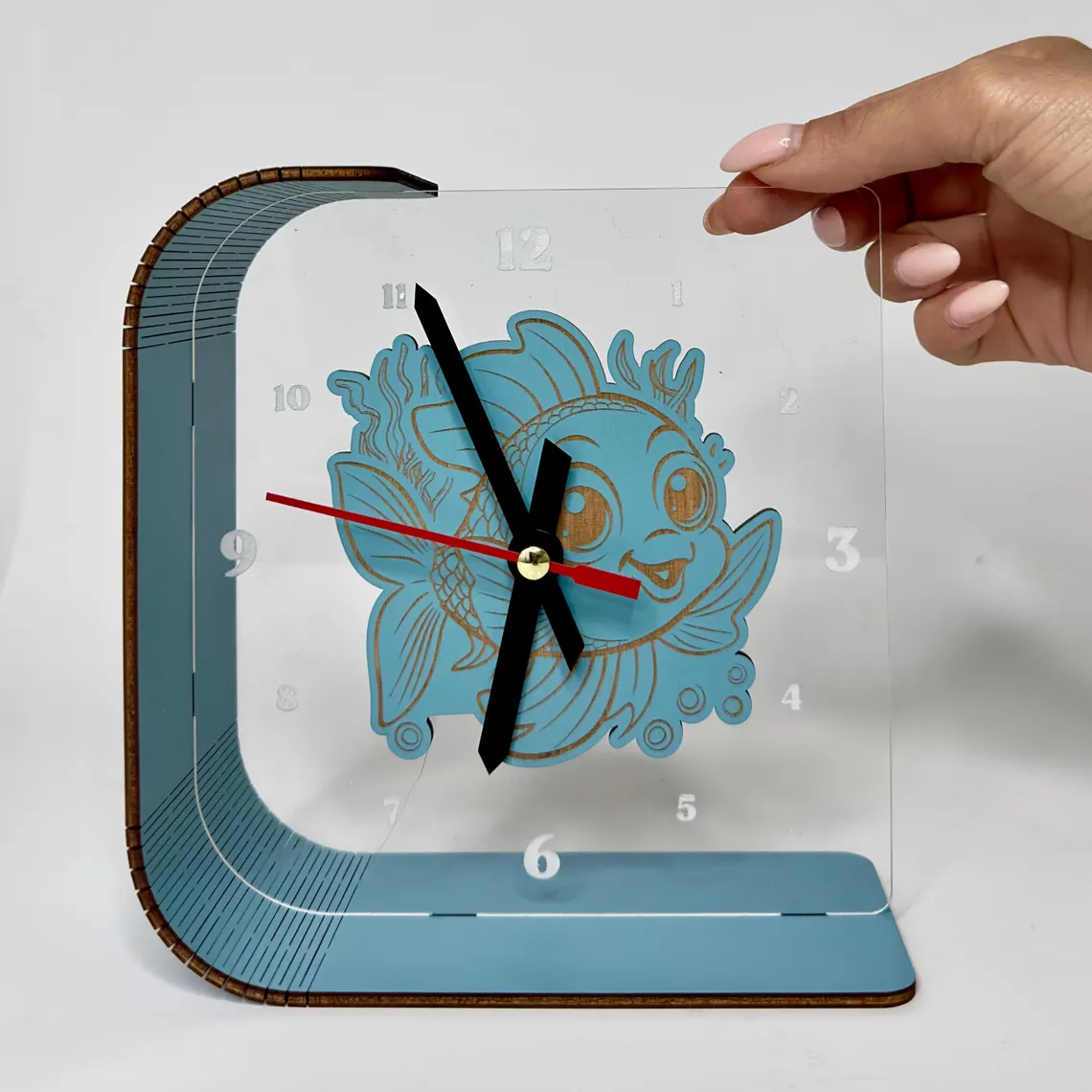 colorful children's watch with a fish