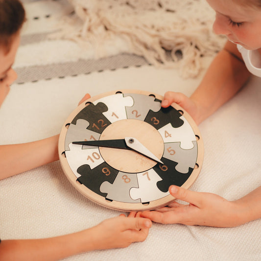 Wooden Learning Clock for Kids