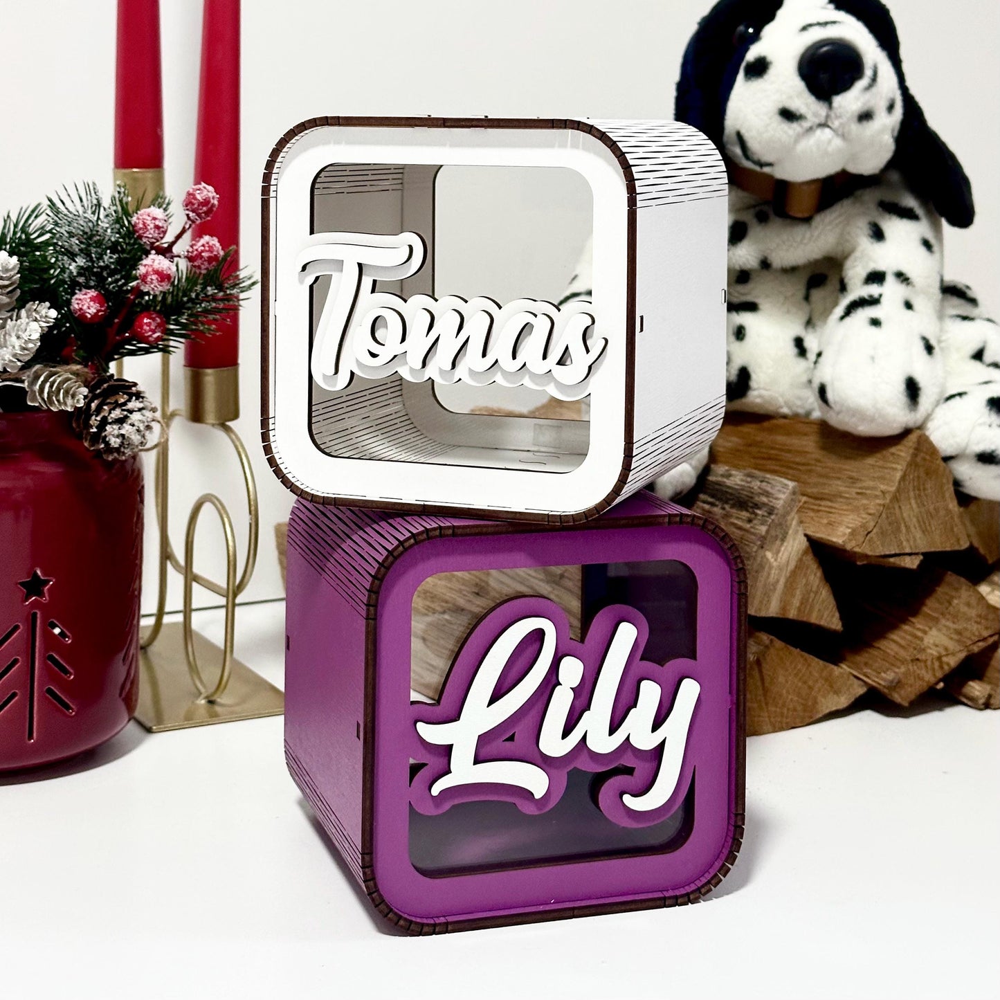 Christmas Piggy Bank for Kids