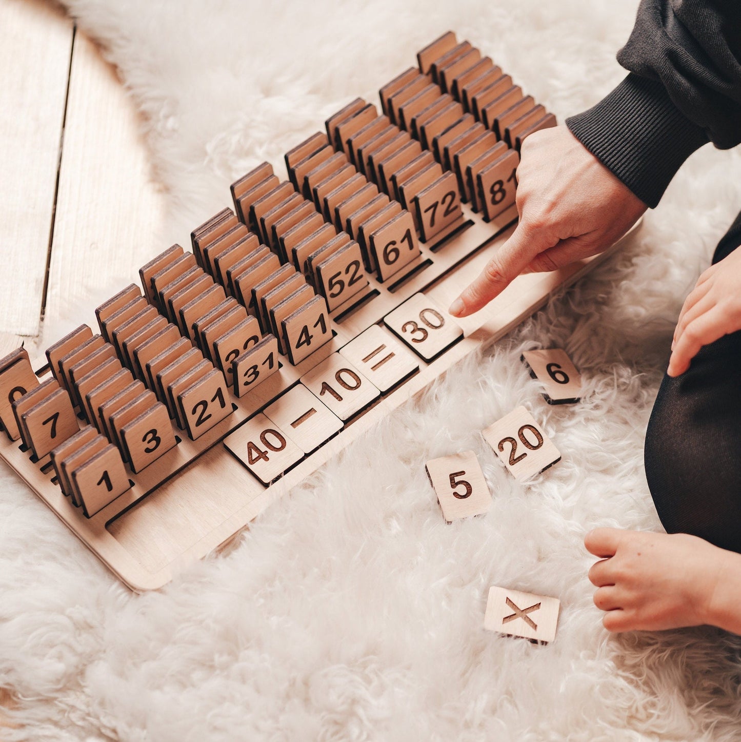Learning Numbers Montessori Materials Baby, Kids Toys Gift Wonderful Wooden Educational Toys, 1st Grade Toy Birthday Gift