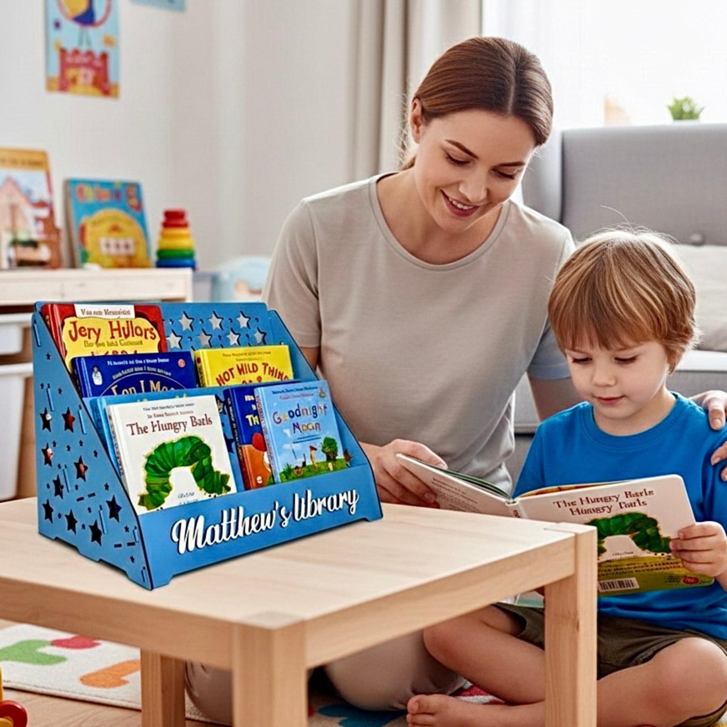 Montessori Book Shelf for Toddlers