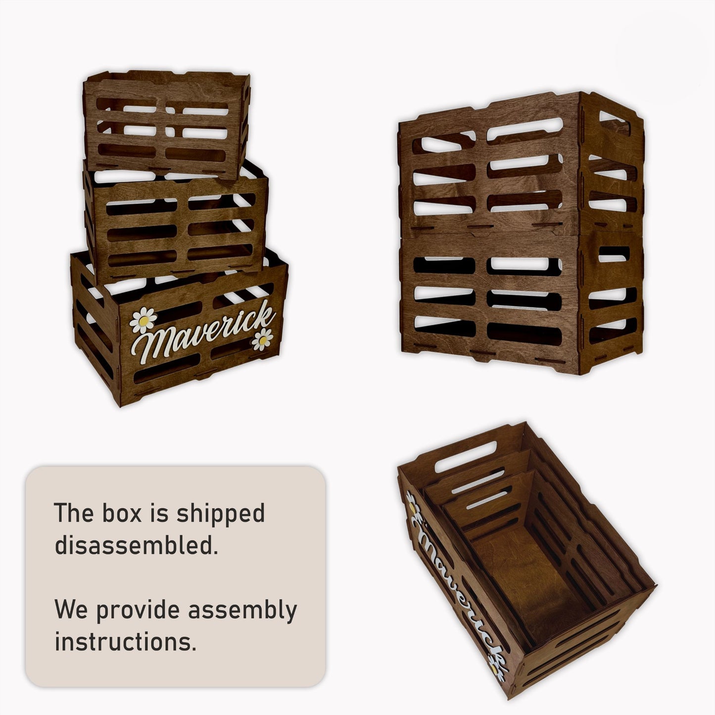 Kids Room Toy Bench | Wood Toy Bench Gift | Kids Personalized Bench | Name Toy Bench