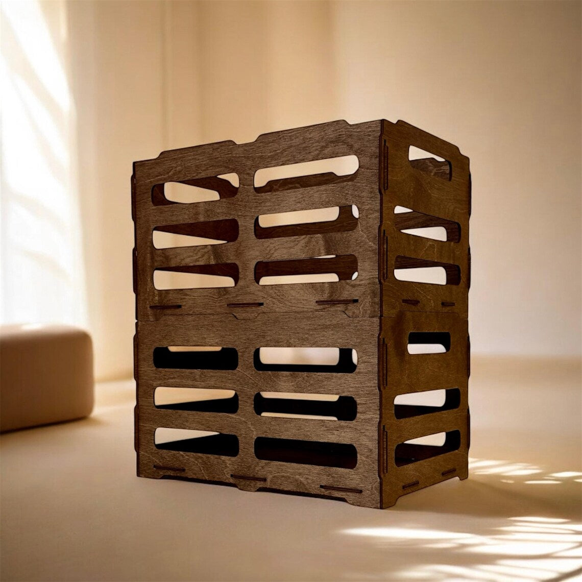 personalized wooden box for children's toys 