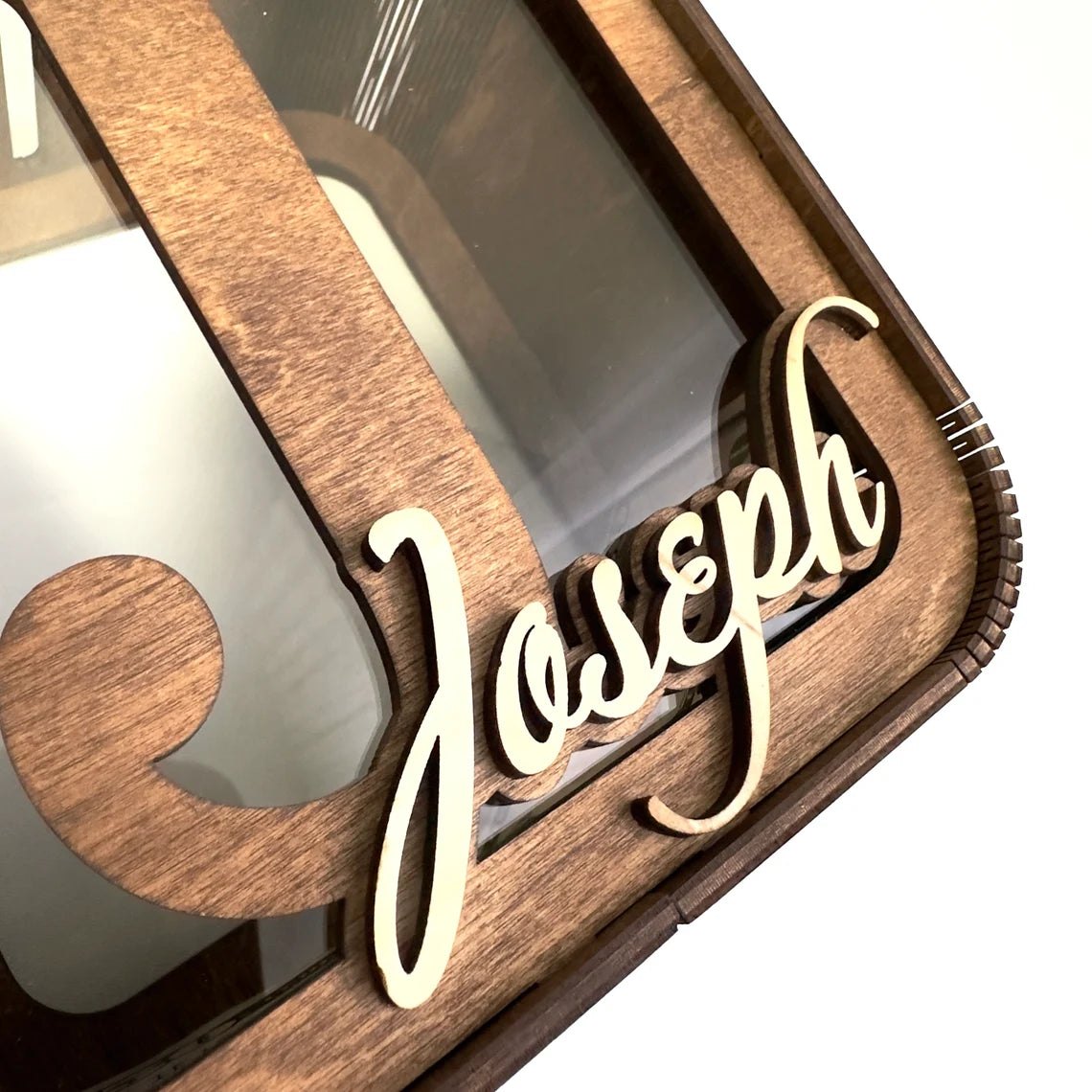 personalized wooden money box for children 